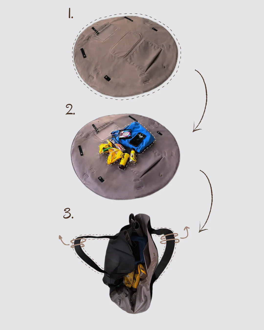 LumaLay | Fold-&-Go Outdoor Tote