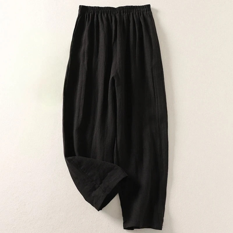 Tessa | Easy Comfort Pants – Linen Cotton Blend