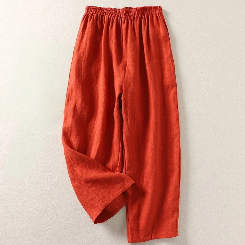 Tessa | Easy Comfort Pants – Linen Cotton Blend