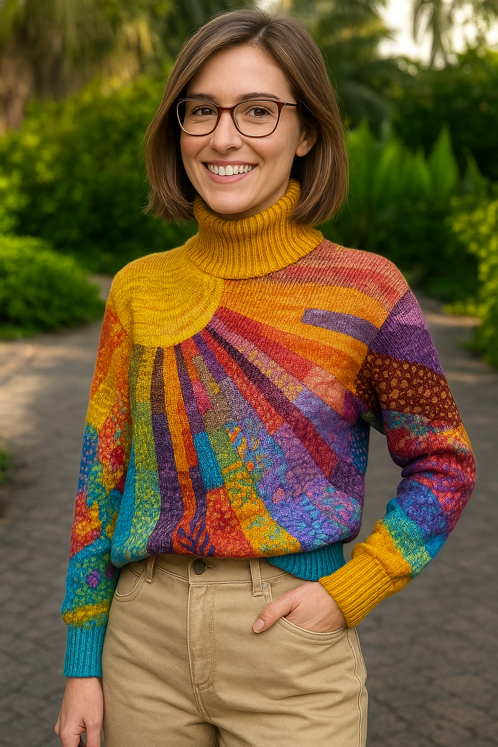 MAYA | Sunshine Turtleneck Sweater
