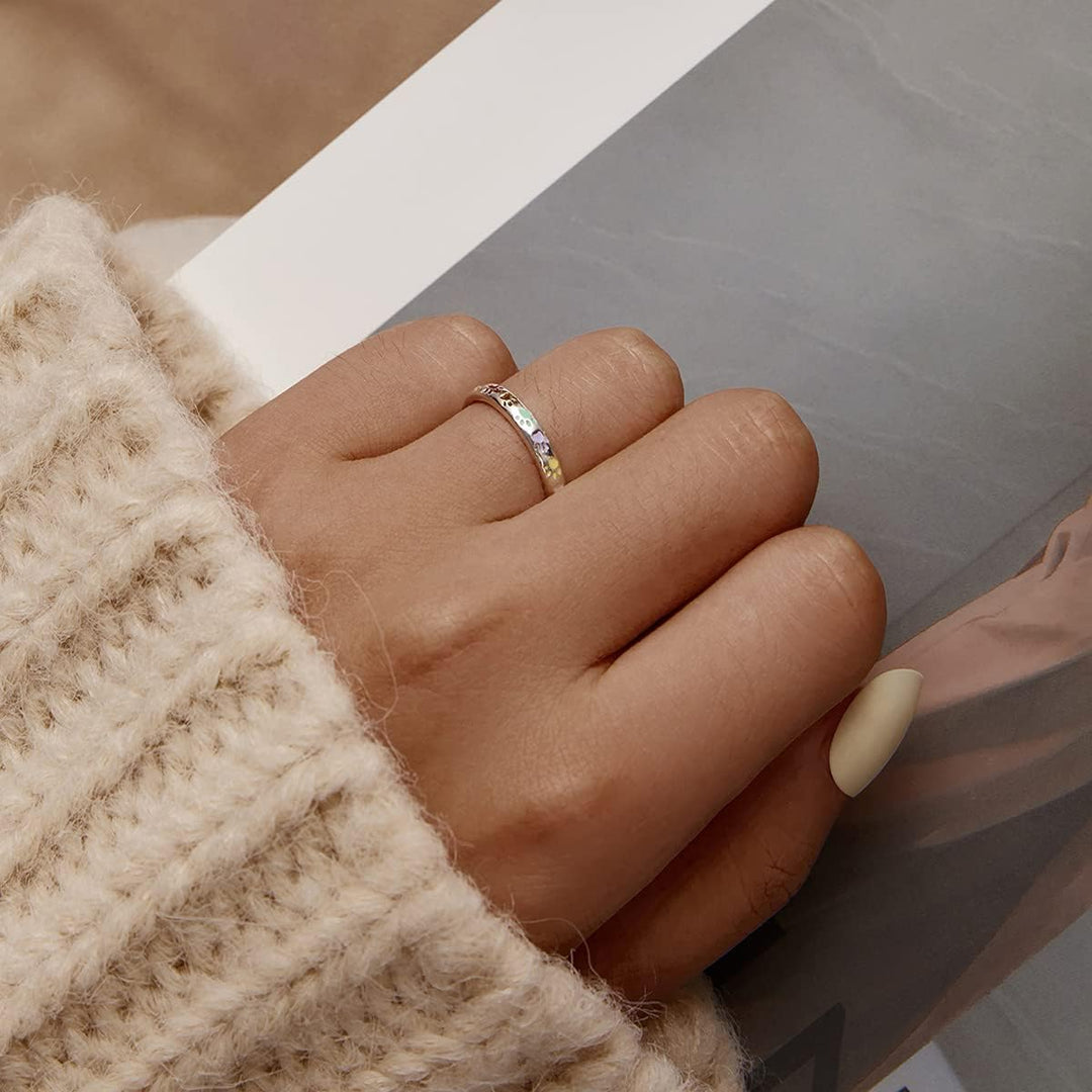 Silver Ring with Paw Design