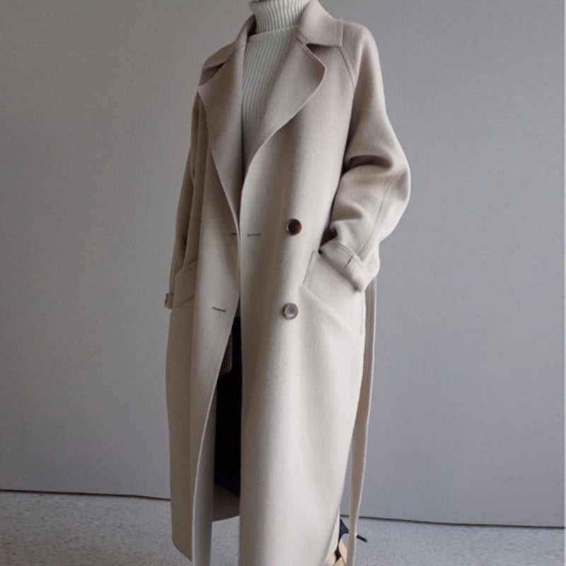 Cleo | Long Wool Coat for Women