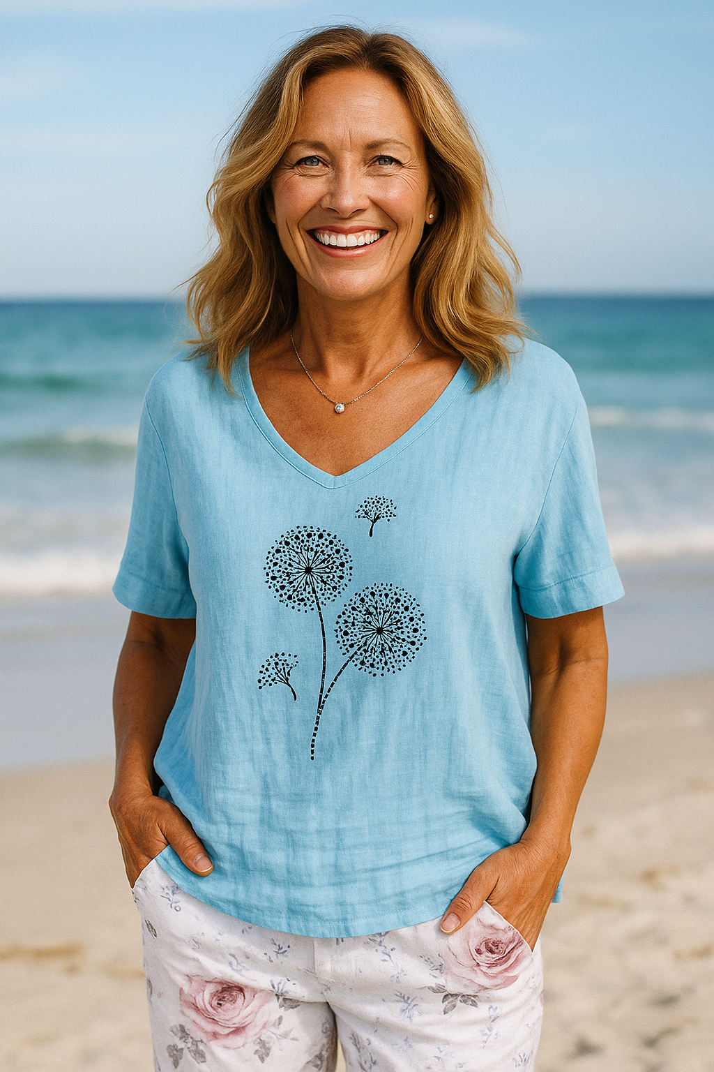 Darla | Soft Leaf Comfort Top – Light, Flattering & Effortlessly You