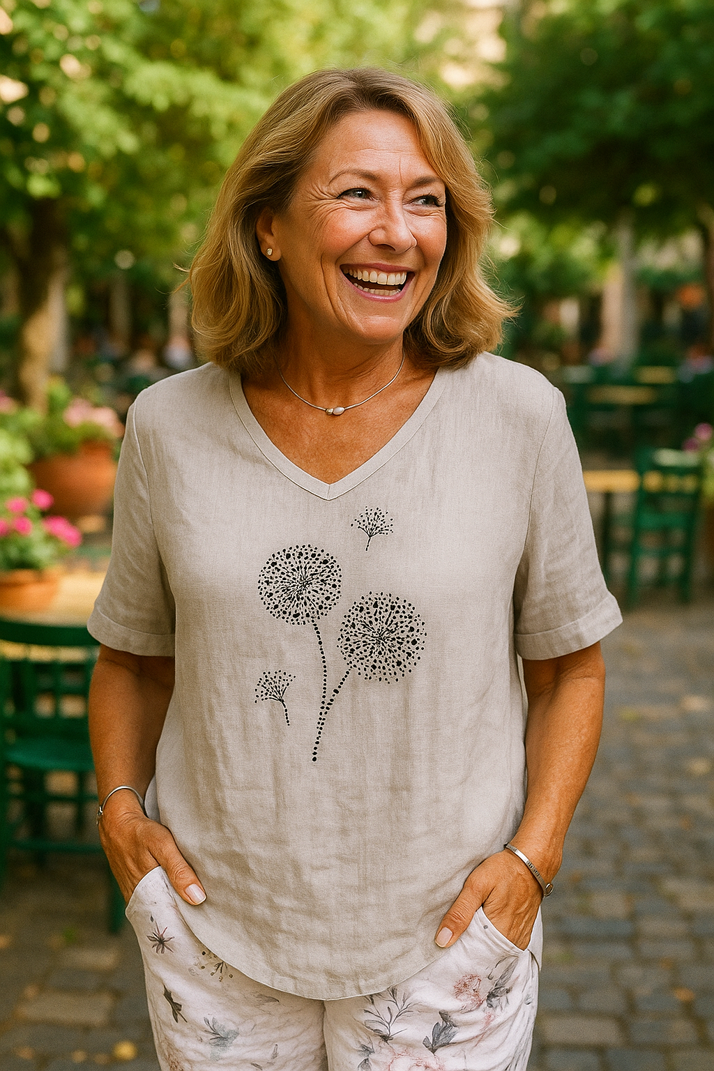 Darla | Soft Leaf Comfort Top – Light, Flattering & Effortlessly You