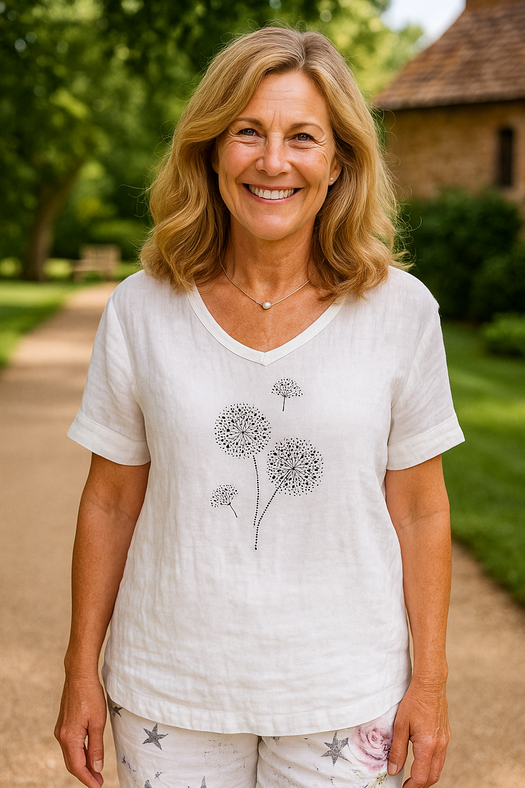 Darla | Soft Leaf Comfort Top – Light, Flattering & Effortlessly You