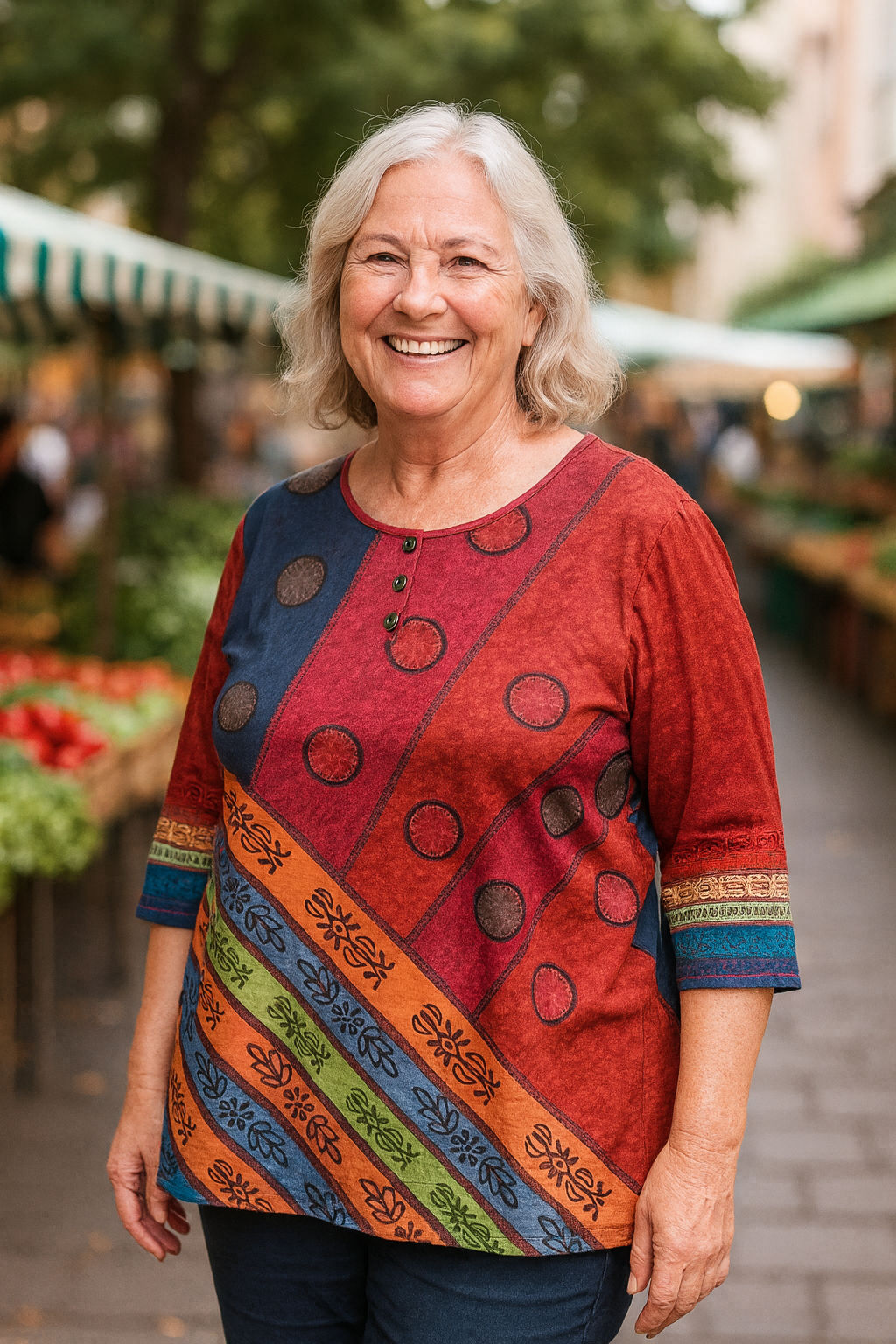 Ysolde | Artistic Top – Flows Gently, Flatters Beautifully