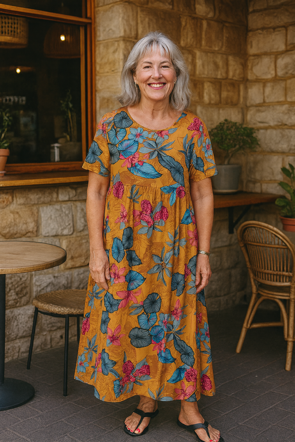 Masie | Breezy Floral Maxi Dress – Where Comfort Meets Confidence