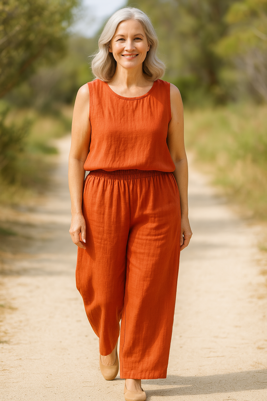 Tessa | Easy Comfort Pants – Linen Cotton Blend