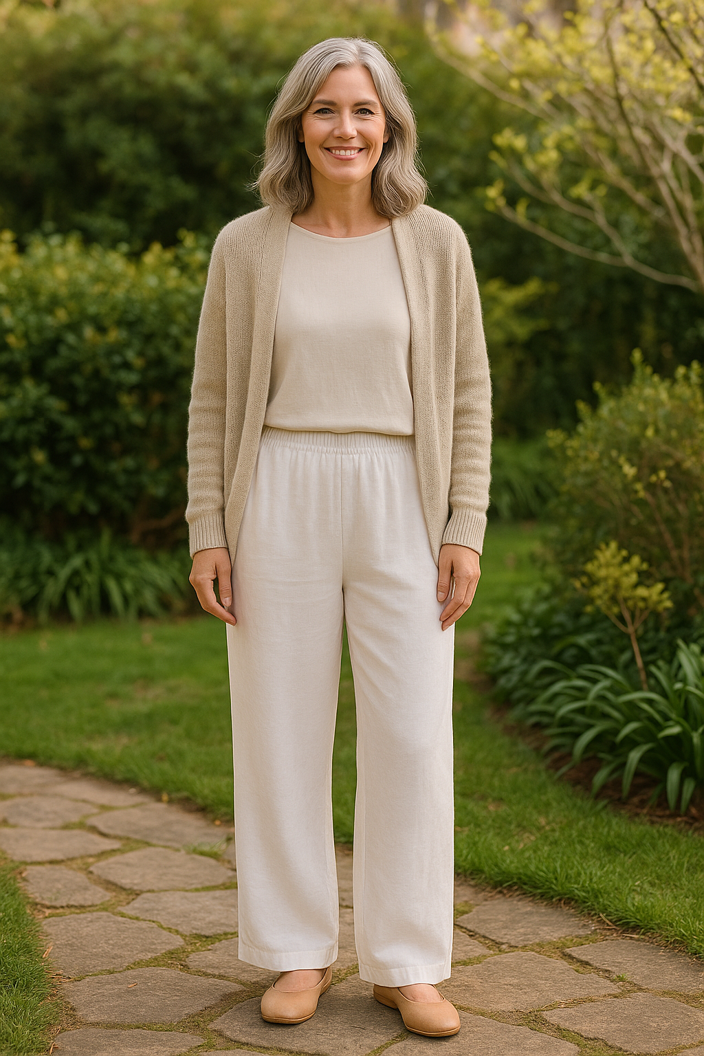 Tessa | Easy Comfort Pants – Linen Cotton Blend