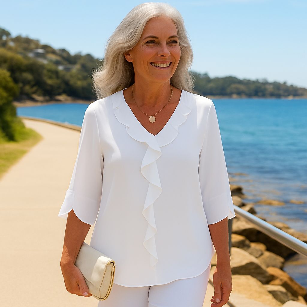 Florise | Everyday Elegance Blouse – Soft, Breathable & Flattering