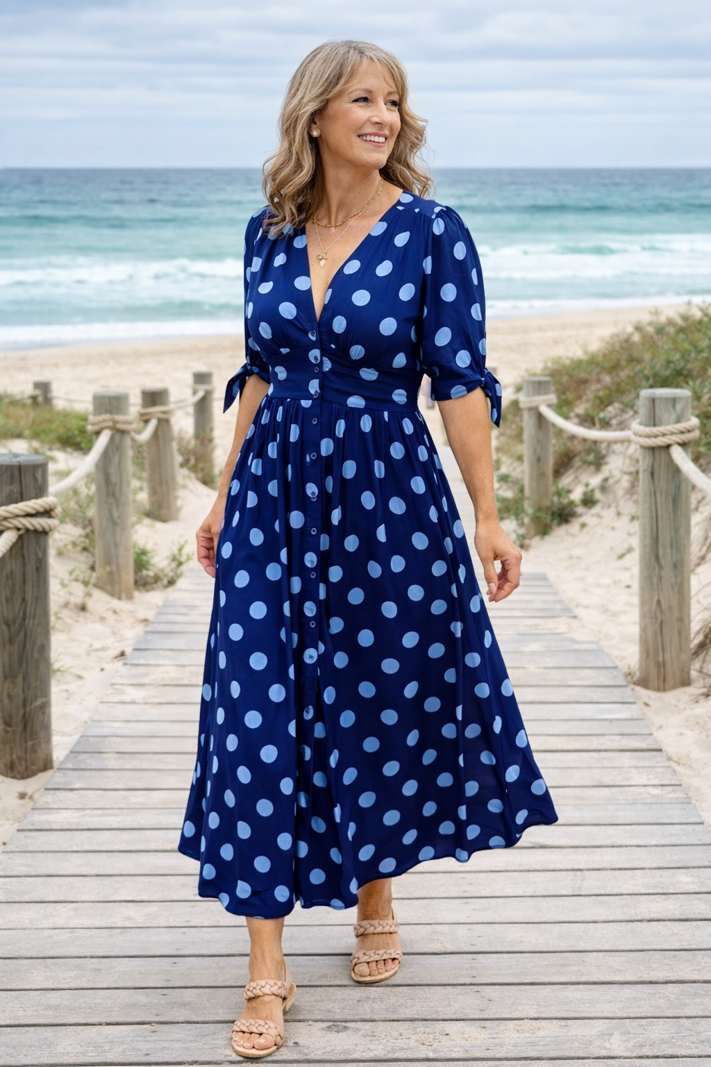 Danica | Midi Dress – Flattering Comfort, Effortless Confidence