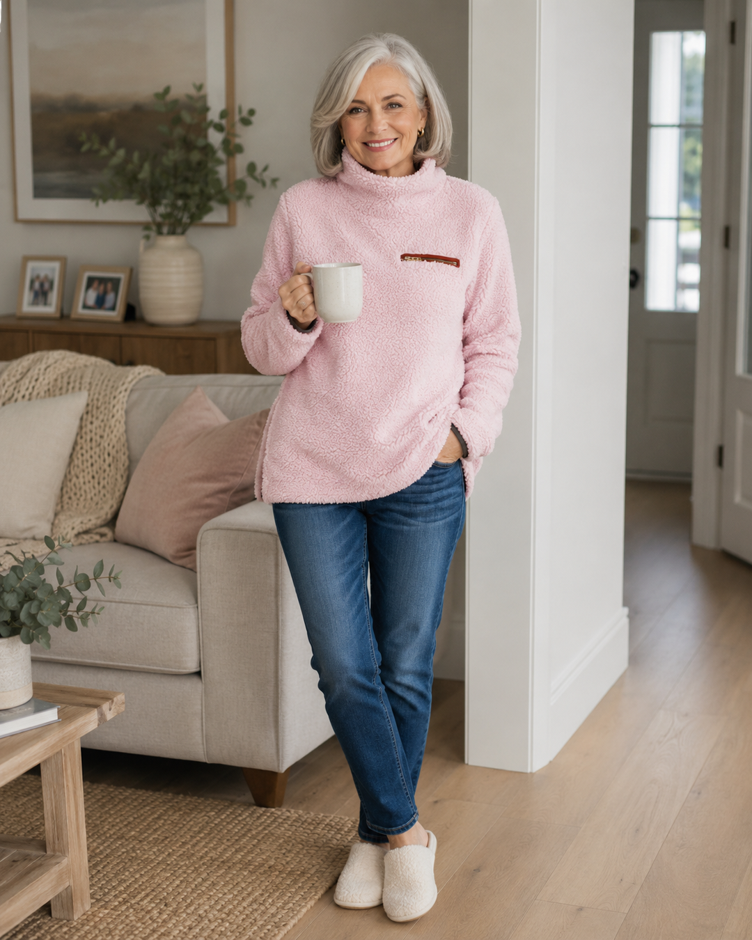 Lillian | Cozy Zip-Neck Pullover