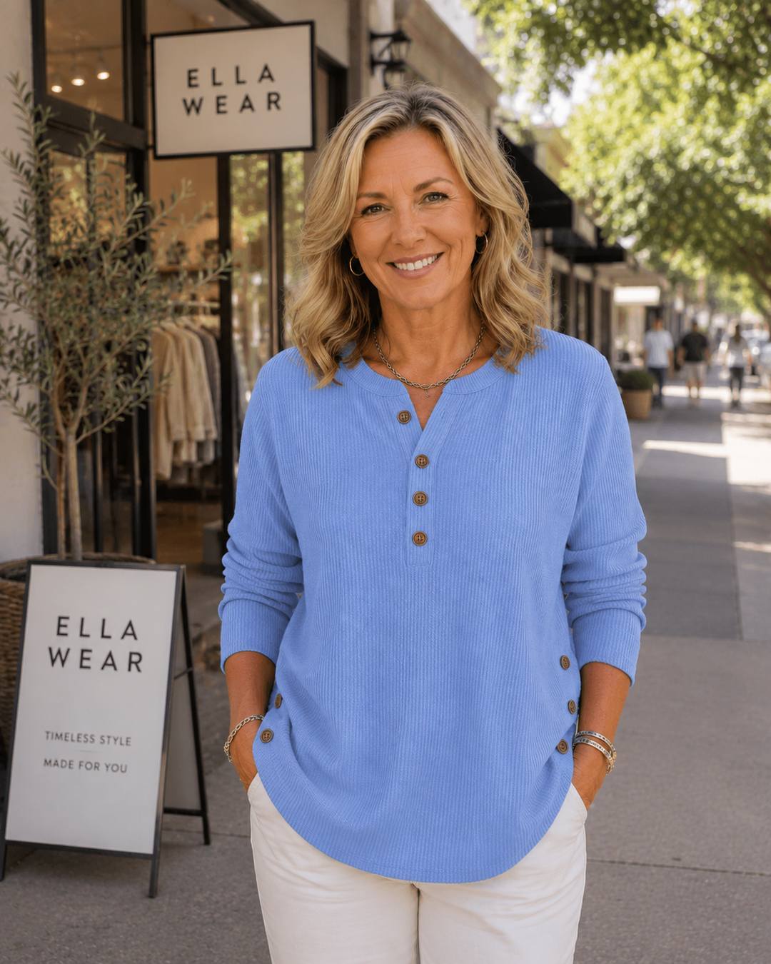 Harper | Ribbed Comfort Top