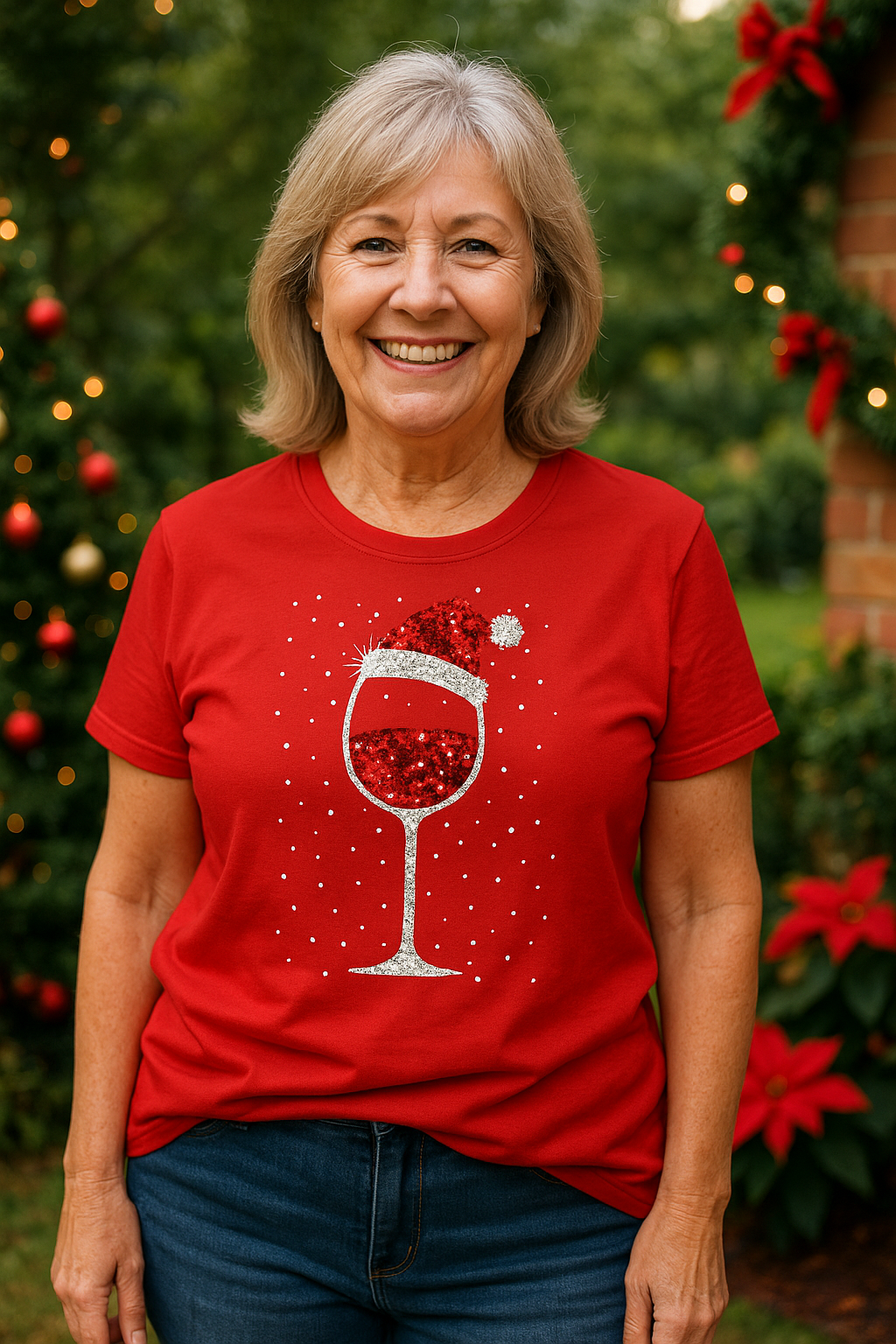 Holiday Cheer Sparkle Tee (AU 10–22)
