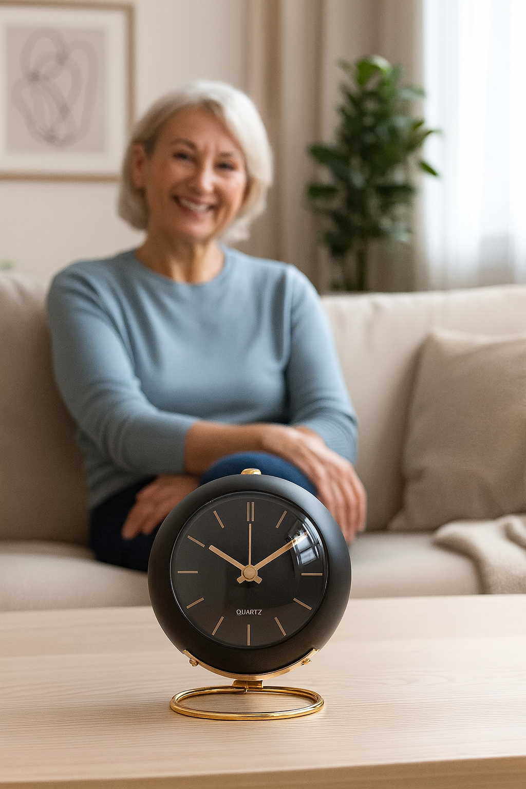 EternaSilent | Silent Nordic-Inspired Desk Clock