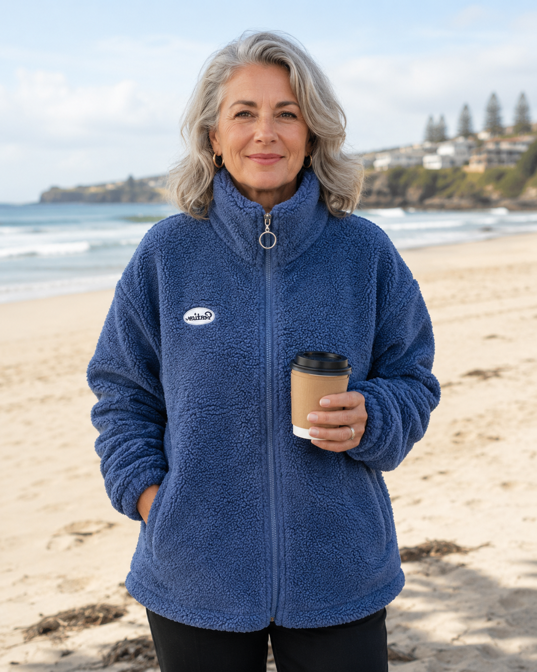 Elora | Zip Fleece Vest