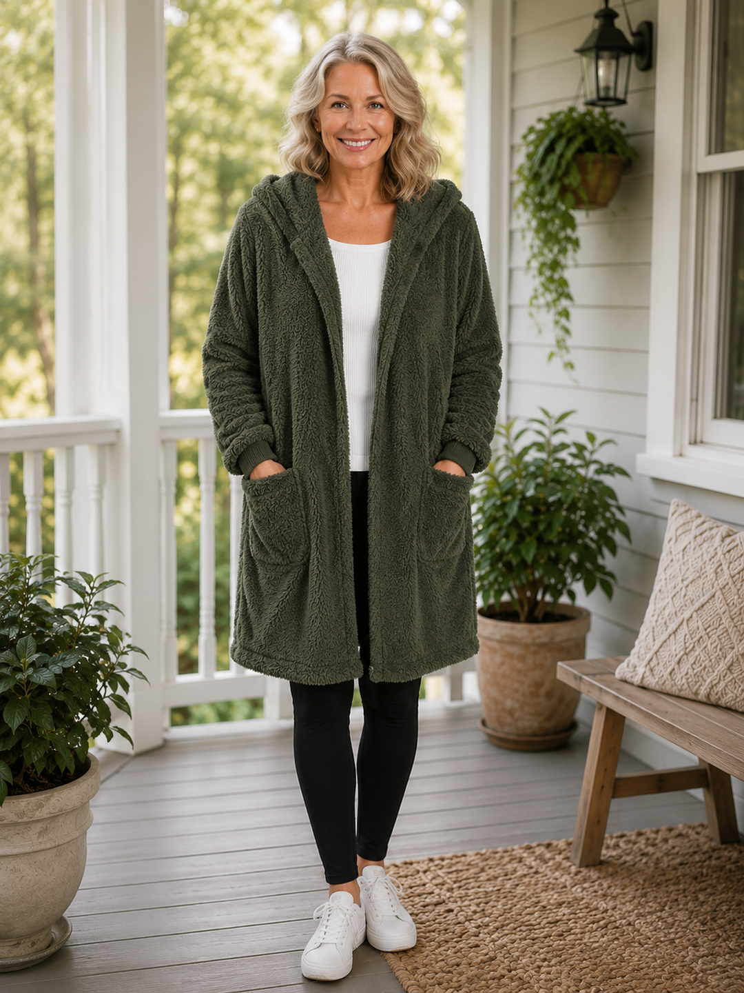 Mabel | Cozy Hooded Cardigan