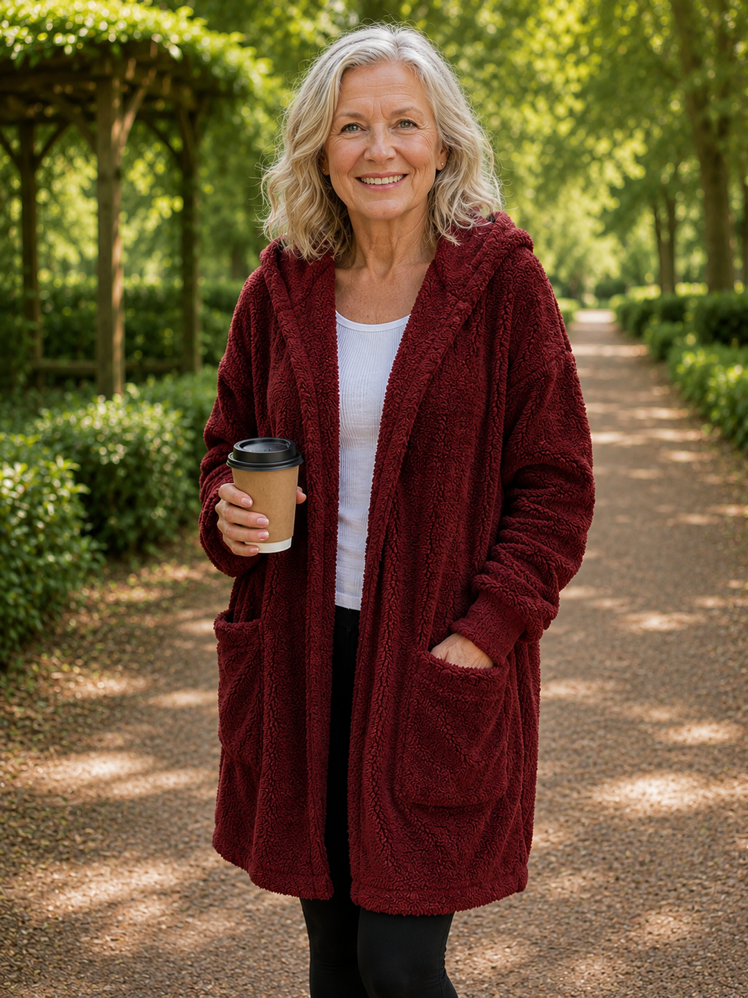Mabel | Cozy Hooded Cardigan