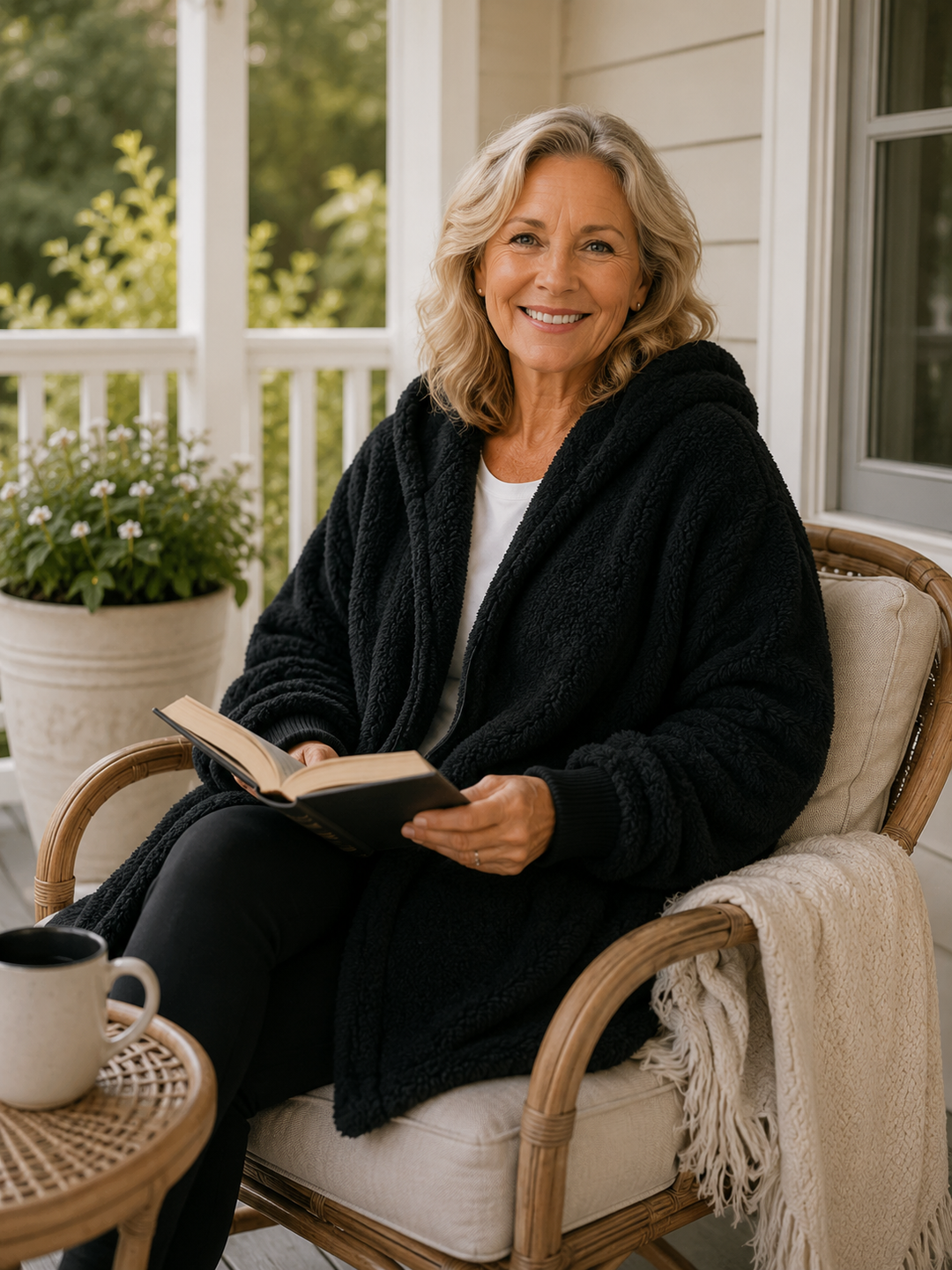 Mabel | Cozy Hooded Cardigan