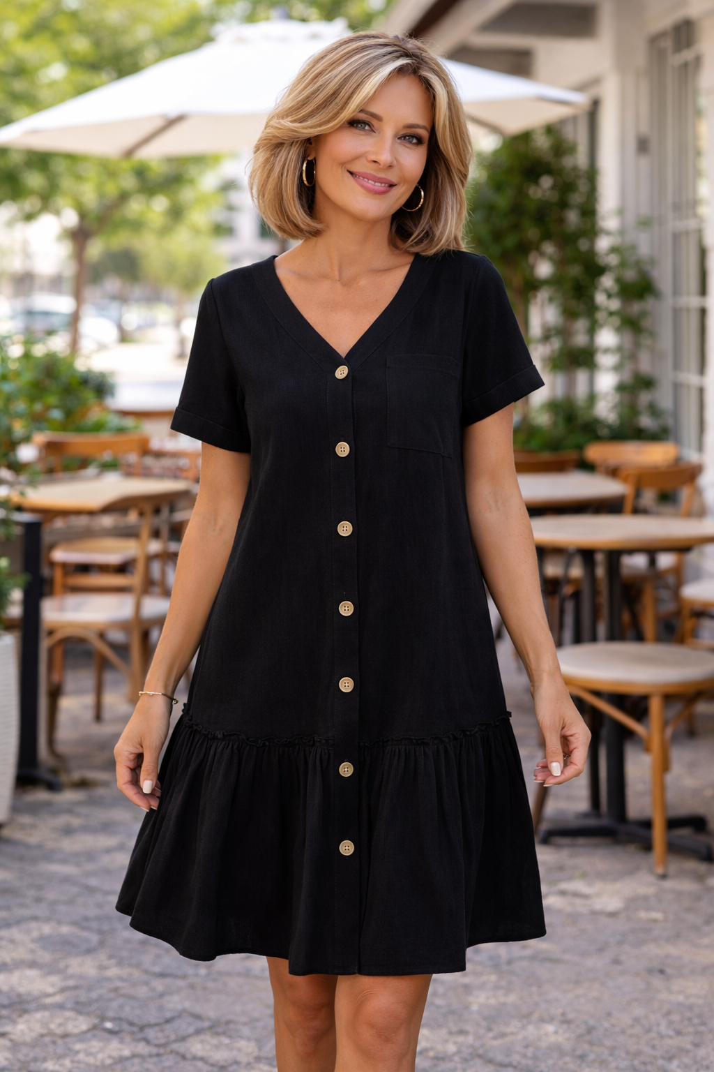 Marina | Everyday Comfort Dress — No Cling, No Stress
