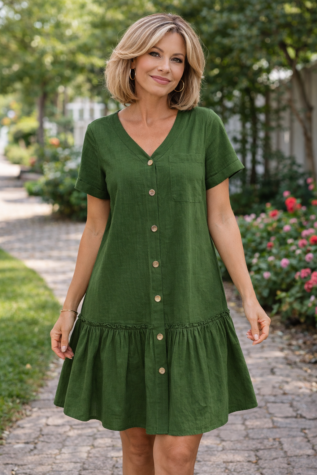 Marina | Everyday Comfort Dress — No Cling, No Stress