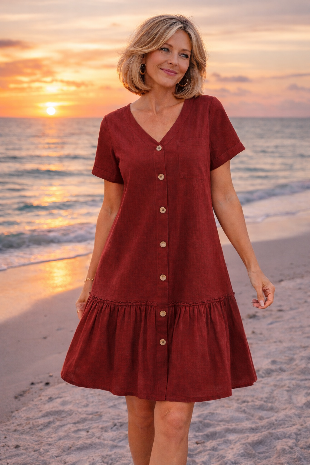 Marina | Everyday Comfort Dress — No Cling, No Stress