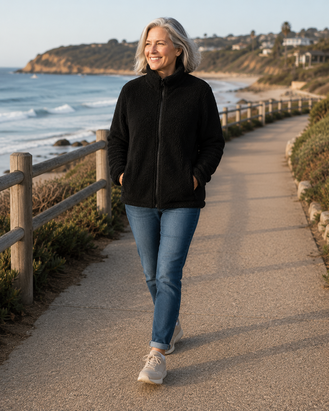 Rosalie | Zip Fleece Jacket