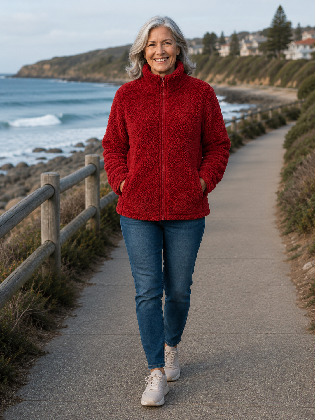 Rosalie | Zip Fleece Jacket