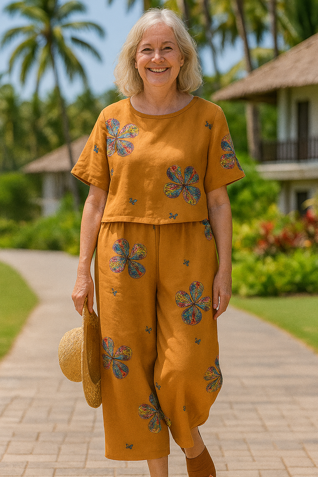 Isla | Linen Breeze 2-Piece Set – Effortless Comfort, Timeless Confidence