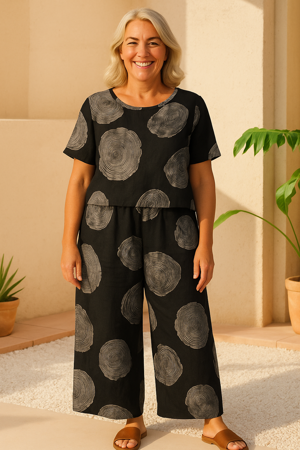 Isla | Linen Breeze 2-Piece Set – Effortless Comfort, Timeless Confidence