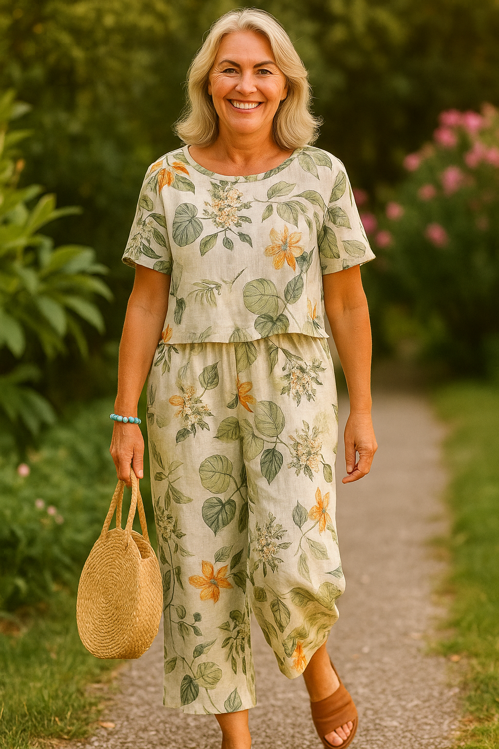 Isla | Linen Breeze 2-Piece Set – Effortless Comfort, Timeless Confidence