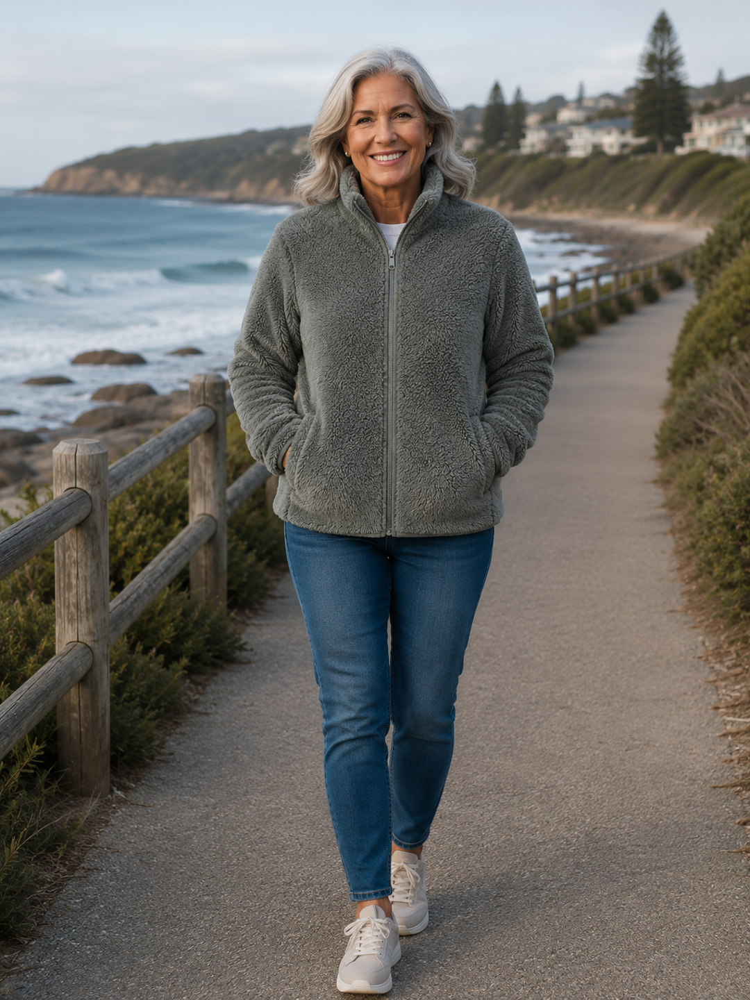 Rosalie | Zip Fleece Jacket