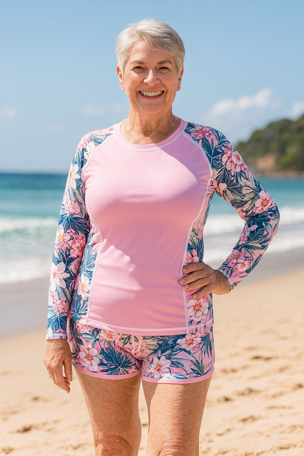 Elaine |  Sun-Safe Tankini Set (UPF 50+)