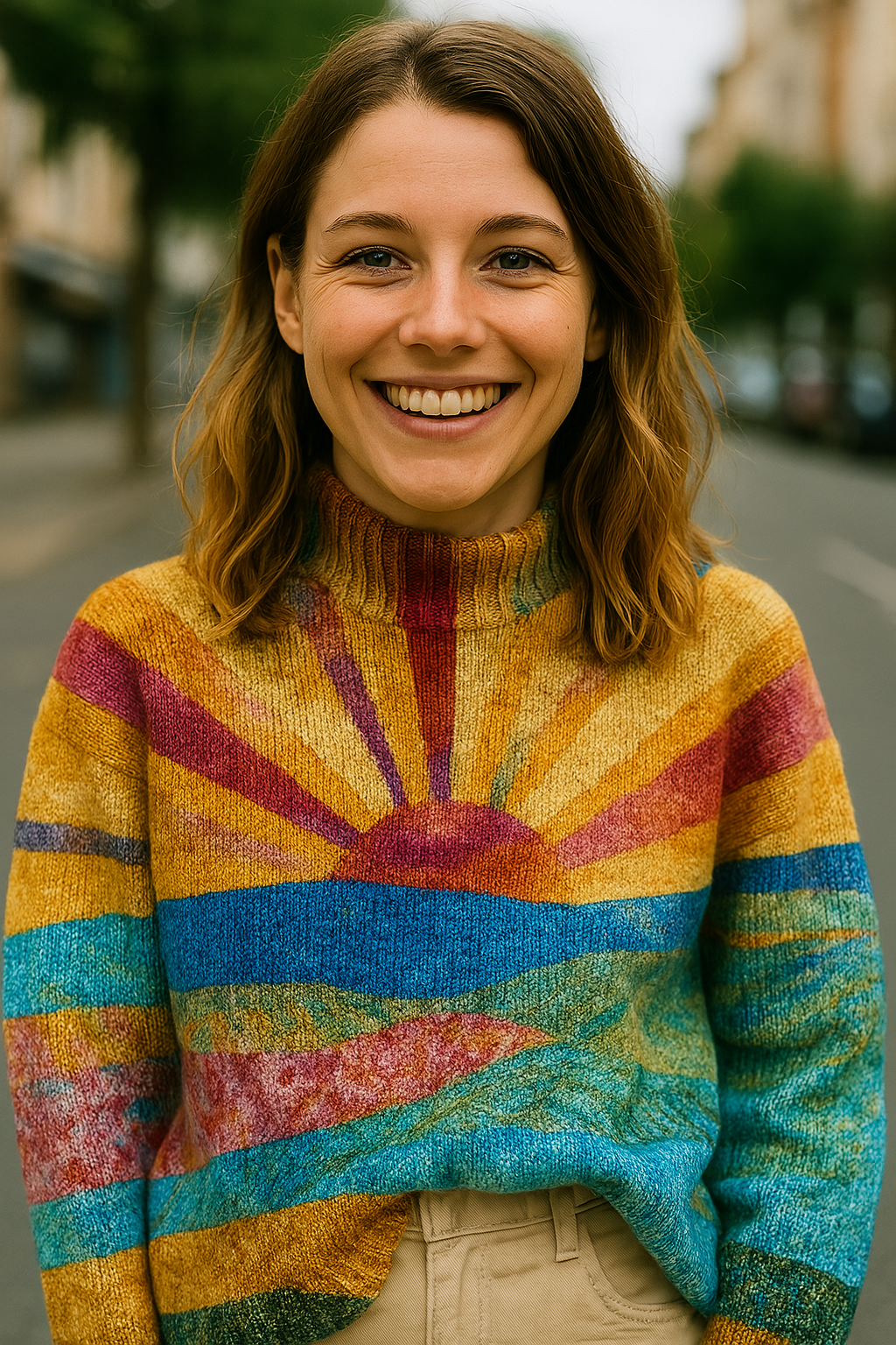 MAYA | Sunshine Turtleneck Sweater