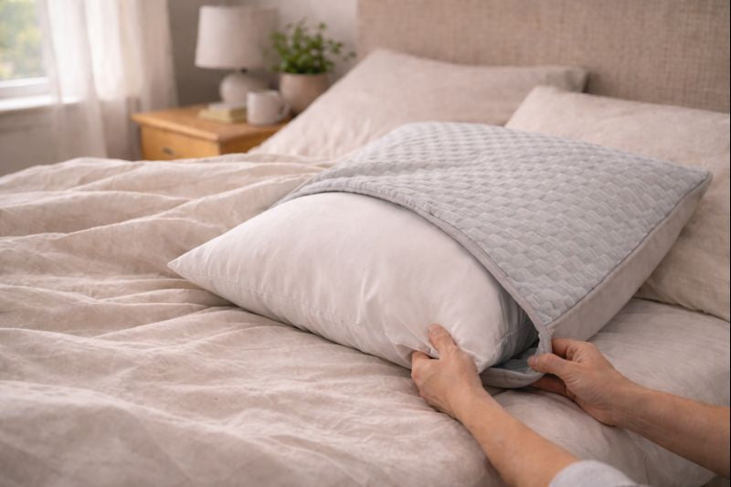 BreezeRest™ | No More Flipping Your Pillow All Night
