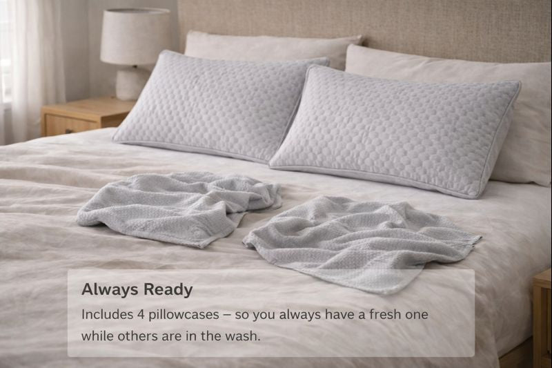 BreezeRest™ | No More Flipping Your Pillow All Night