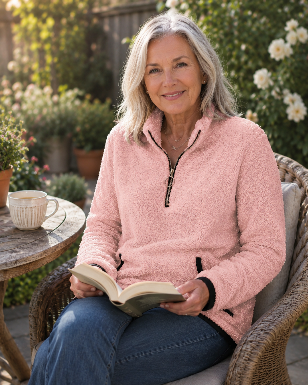 Willa | Cozy Quarter-Zip Pullover