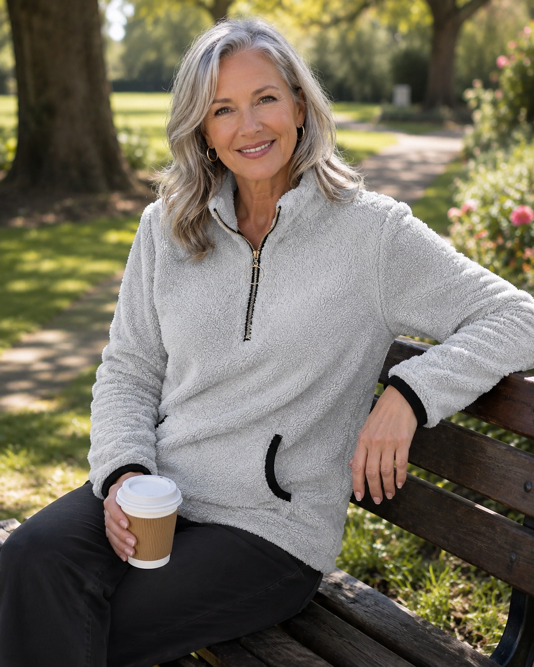 Willa | Cozy Quarter-Zip Pullover