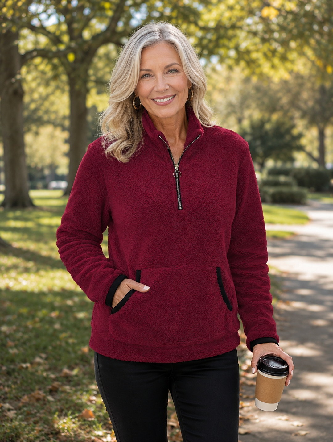 Willa | Cozy Quarter-Zip Pullover