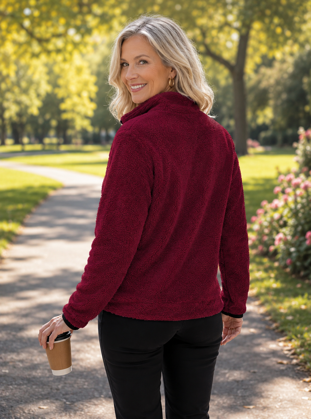 Willa | Cozy Quarter-Zip Pullover