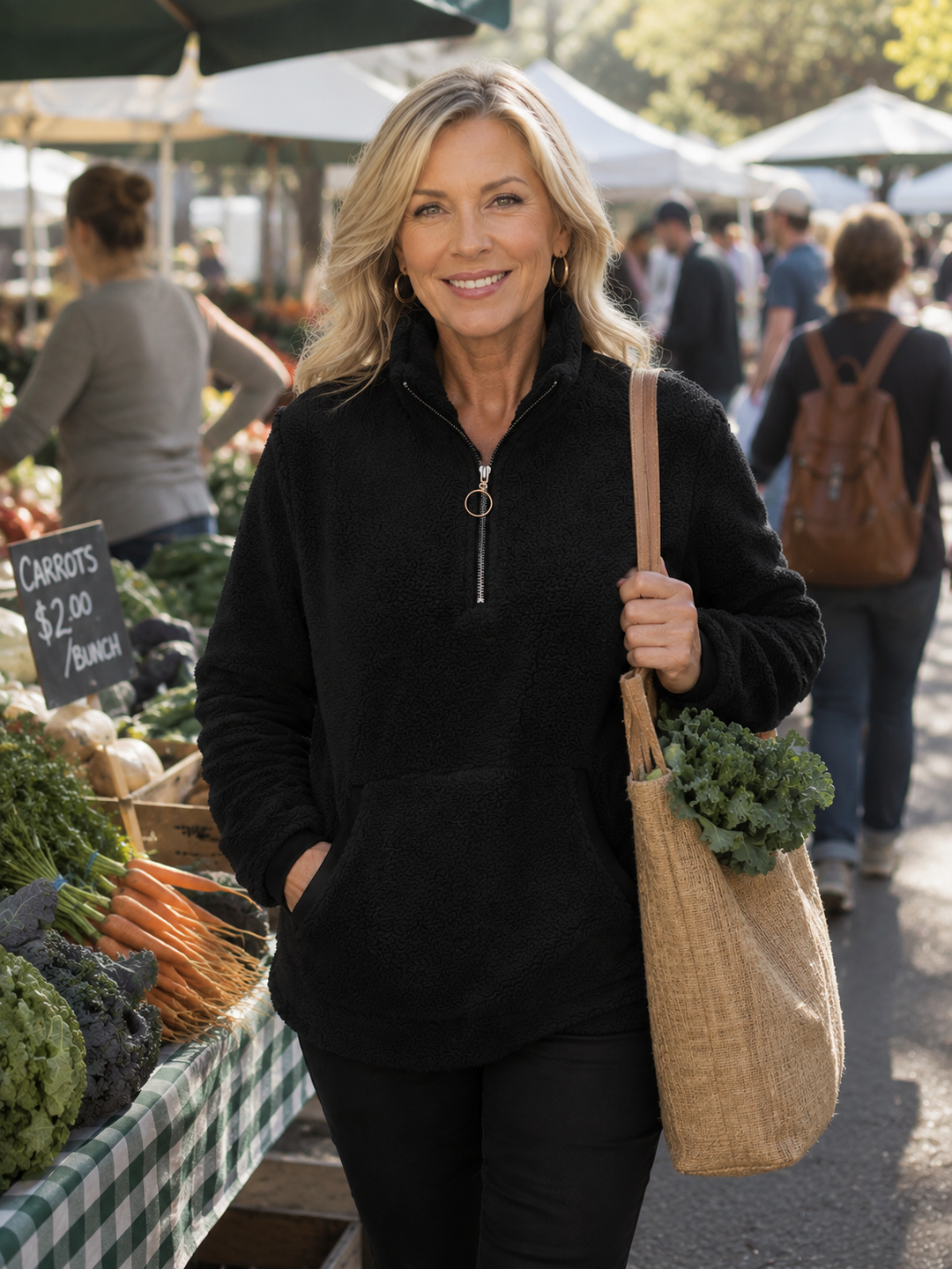 Willa | Cozy Quarter-Zip Pullover