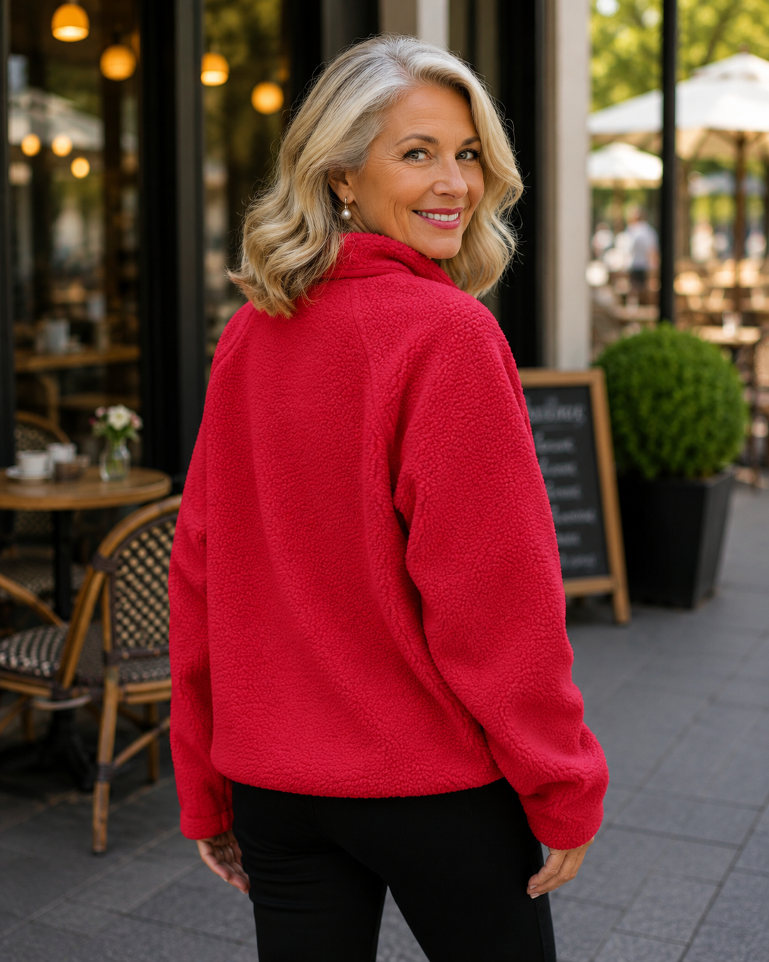 Hazel | Cozy Button-Down Fleece Jacket