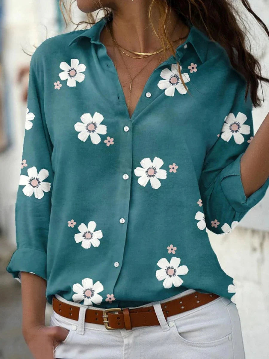 Grace | Soft Floral Blouse – Made to Flatter, Designed to Breathe