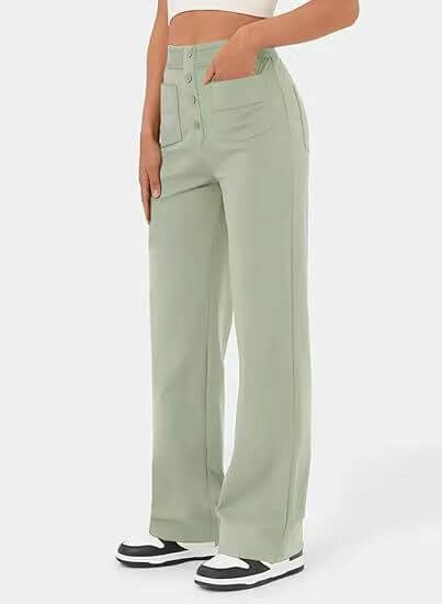 Marjorie | High-Waist Stretch & No-Pill Trouser – Timeless Confidence
