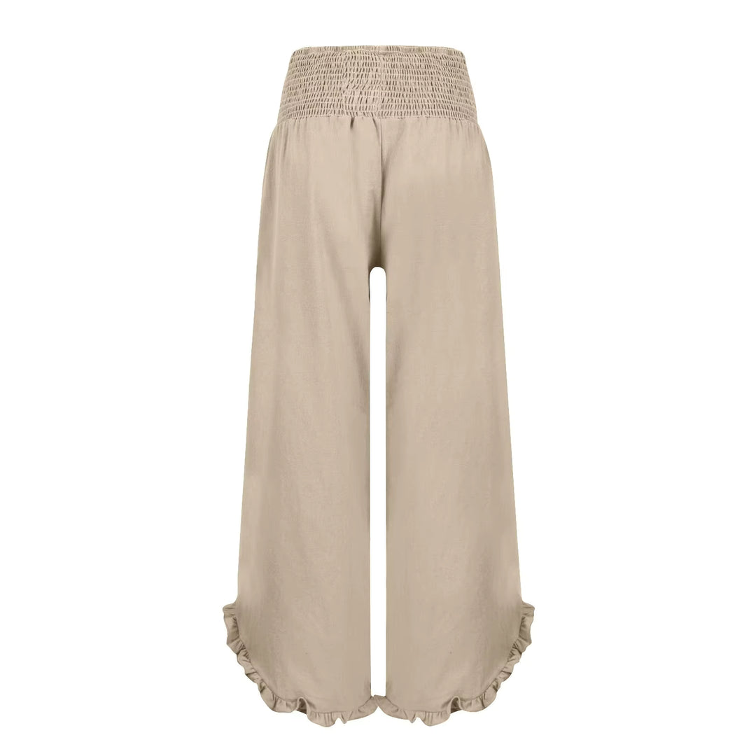Tavina | Cotton-Linen Ease Pants