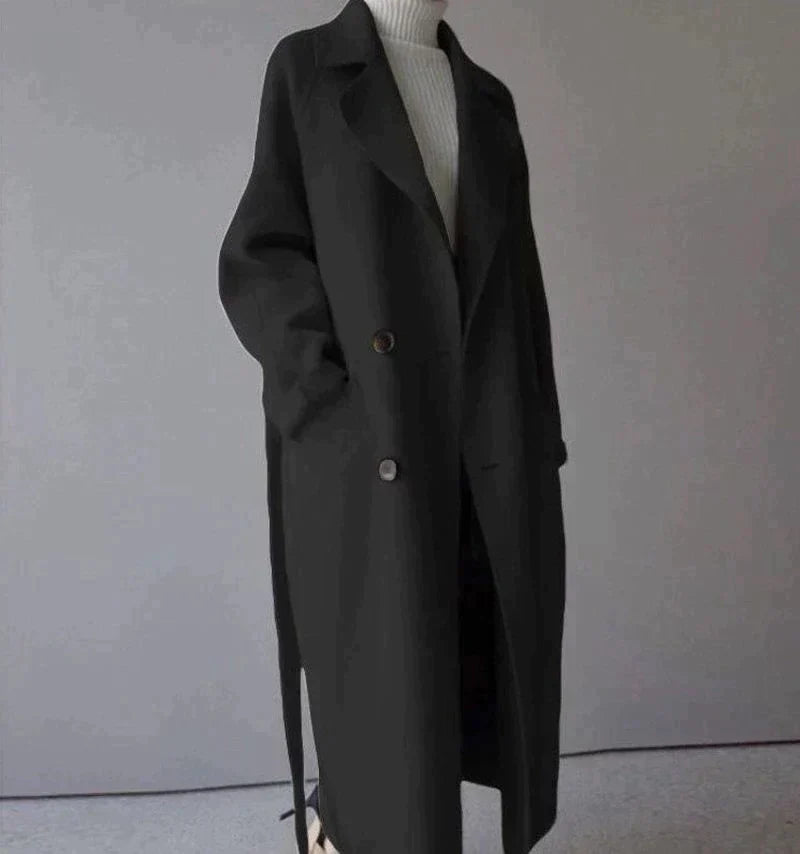 Cleo | Long Wool Coat for Women
