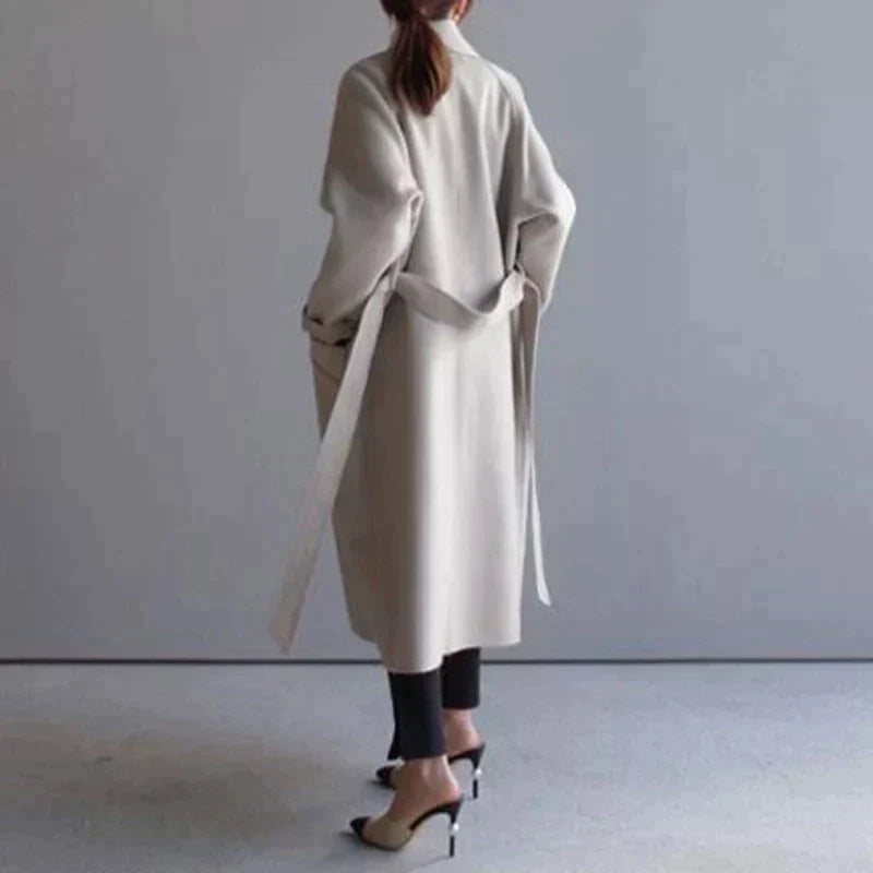 Cleo | Long Wool Coat for Women