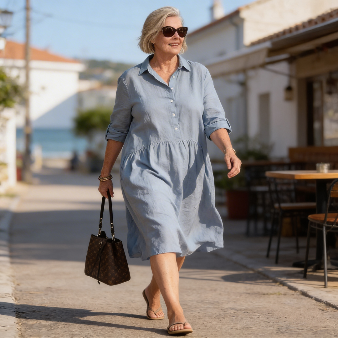 Marvelle | Breeze Midi Dress — Effortless Elegance, Everyday Ease