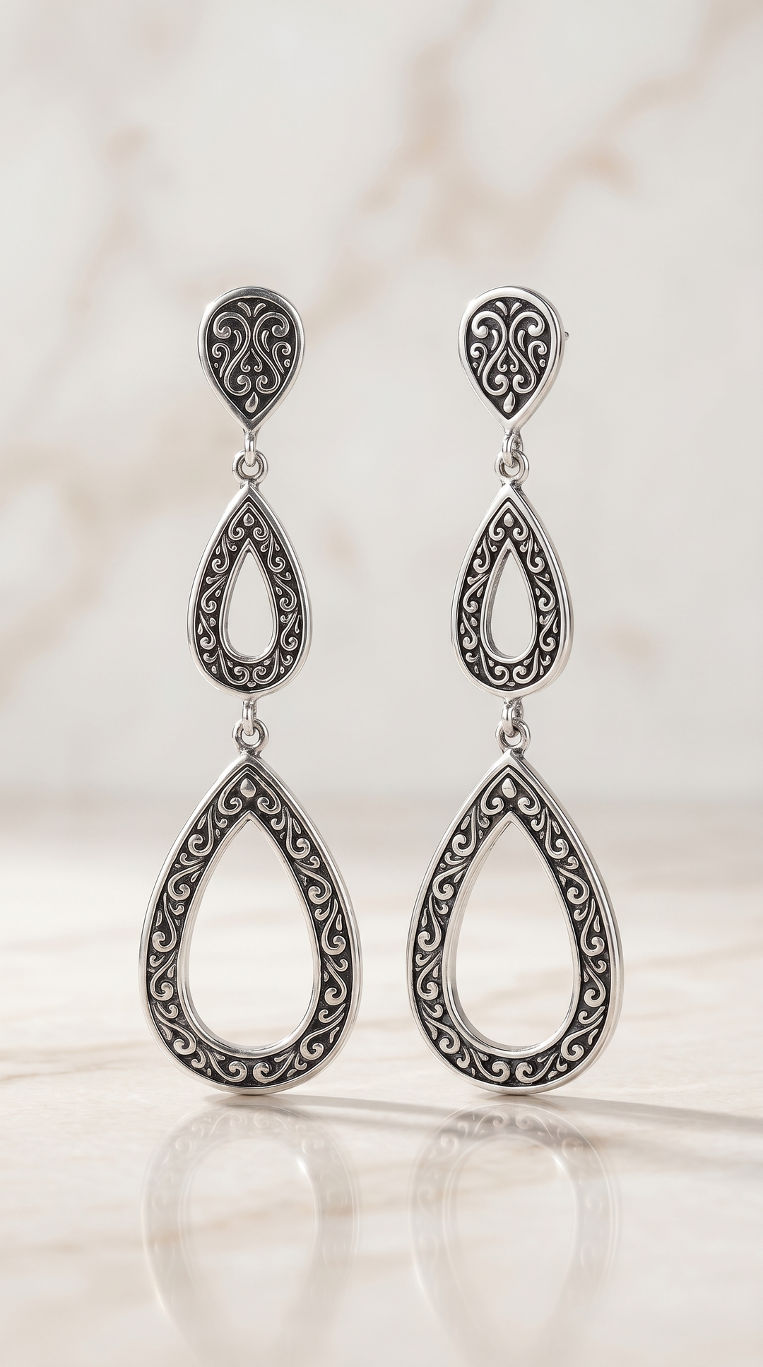 Cenelle | Bali Handcrafted Silver Earrings