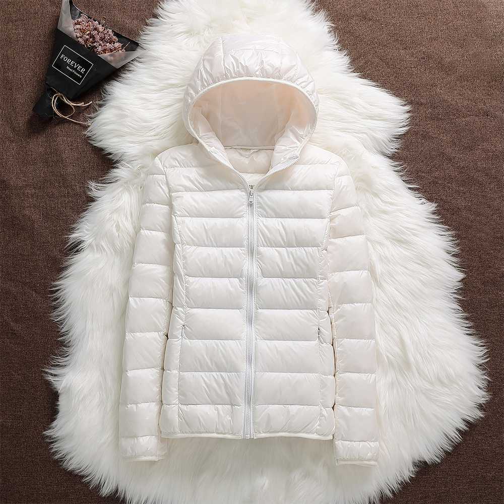 Leonie | Lightweight Waterproof Jacket – White Duck Down Filling